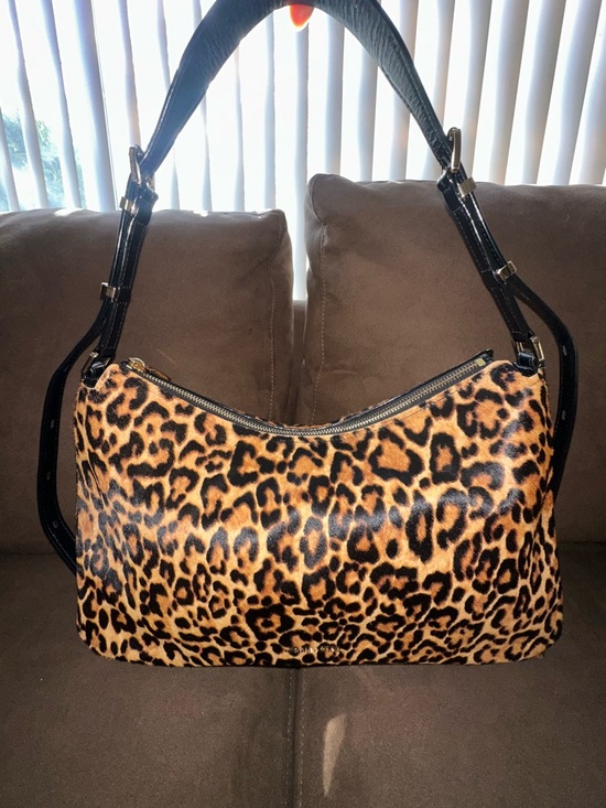 MICHAEL KORS
Nolita Medium Leopard Print Calf Hair Shoulder Bag